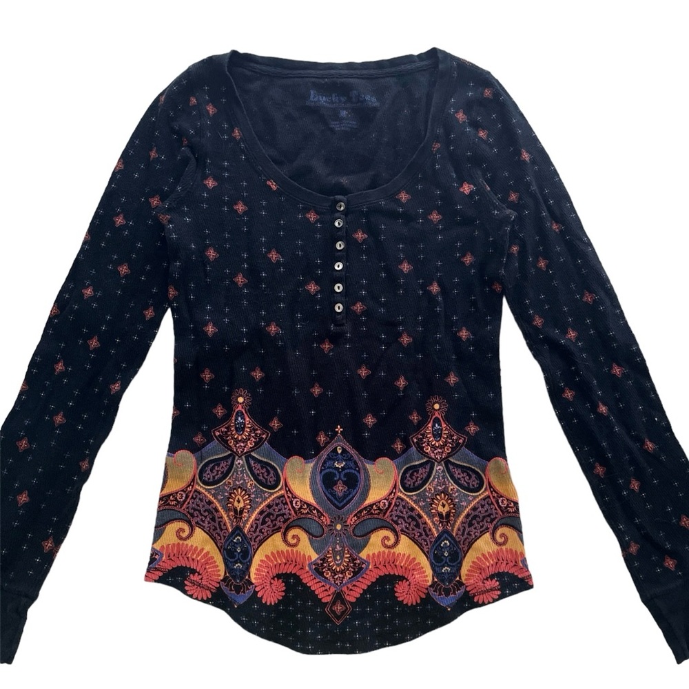 Vintage Y2K Thermal Henley